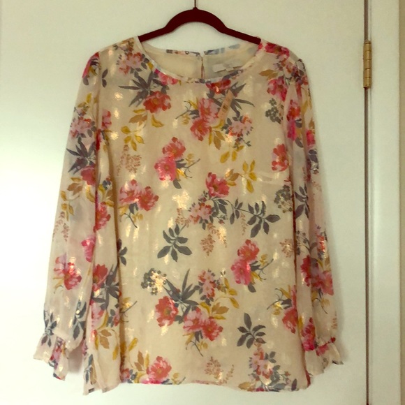 COPY - Loft Floral Blouse - Picture 1 of 2